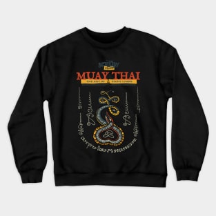 Muay Thai Tattoo Snake Crewneck Sweatshirt